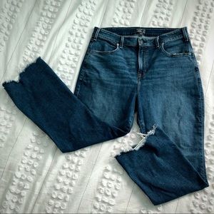 Curve Love High Rise Ankle Flair Jeans